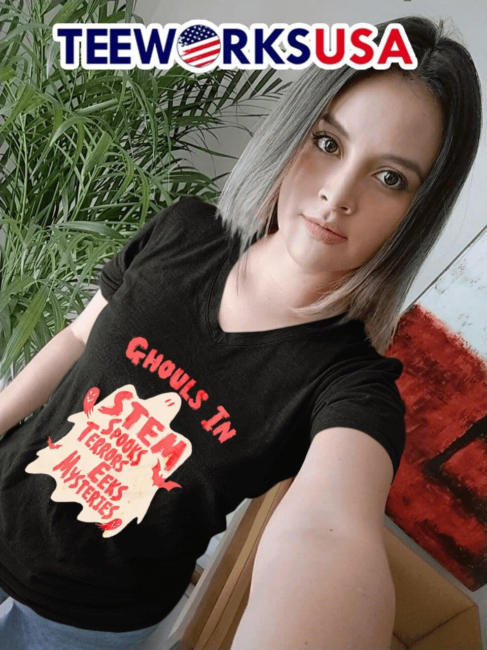 Ghouls in steam spooks terrors eeks Halloween - Adult & Kids T-Shirts, Sweatshirts & Hoodies apparel design preview 4
