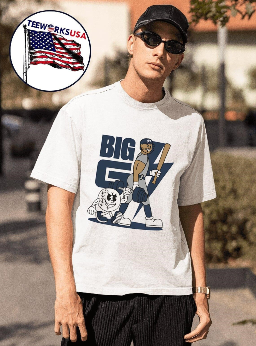 Giancarlo Stanton Big G summer cartoon - Adult & Kids T-Shirts, Sweatshirts & Hoodies apparel design preview 1