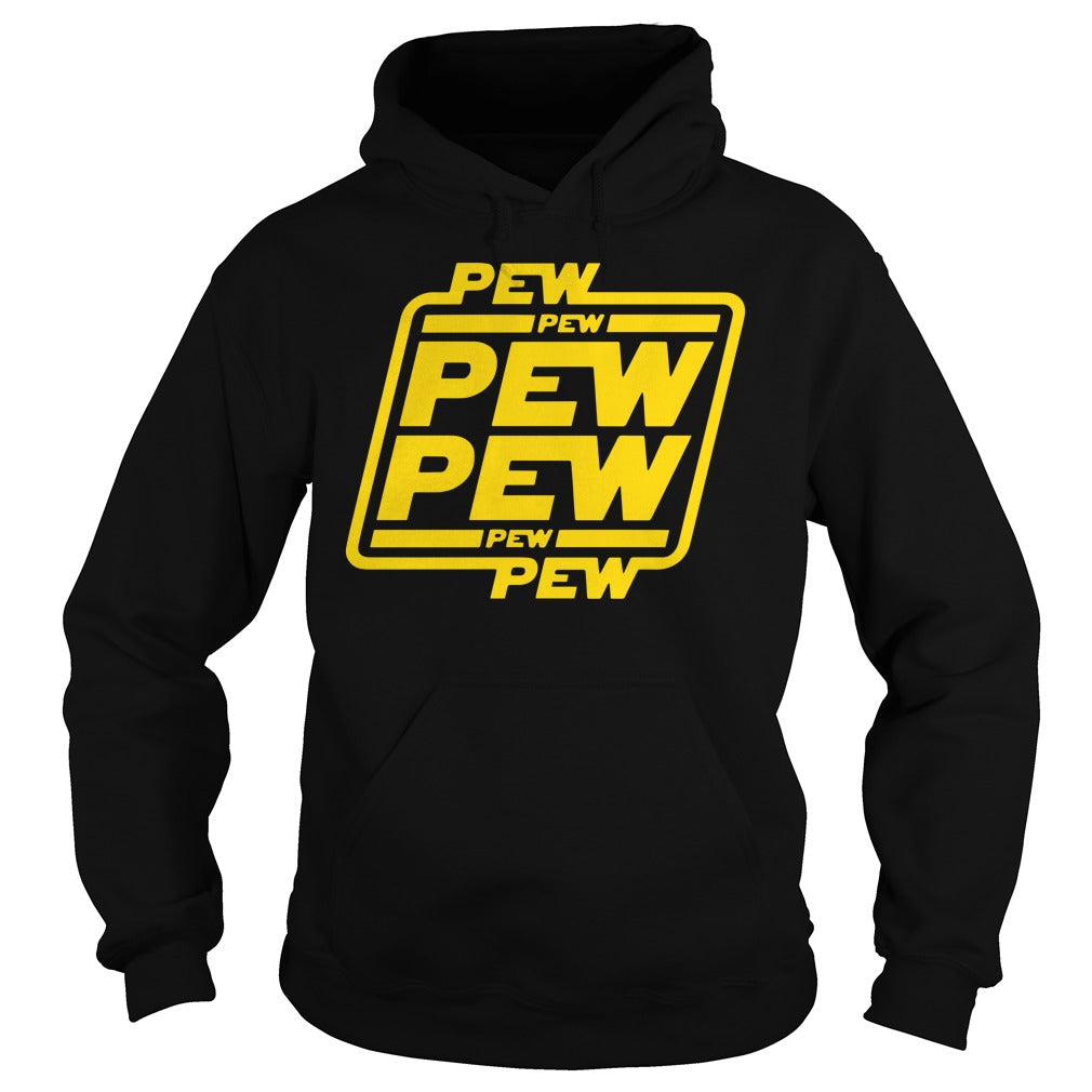 Gildan Star Wars Pew - Adult & Kids T-Shirts, Sweatshirts & Hoodies apparel design preview 4