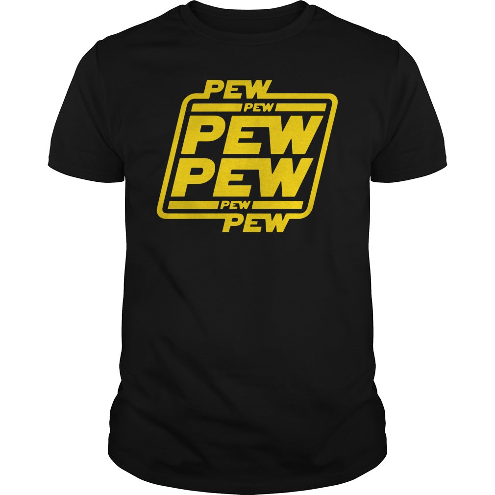 Gildan Star Wars Pew - Adult & Kids T-Shirts, Sweatshirts & Hoodies apparel design preview 1