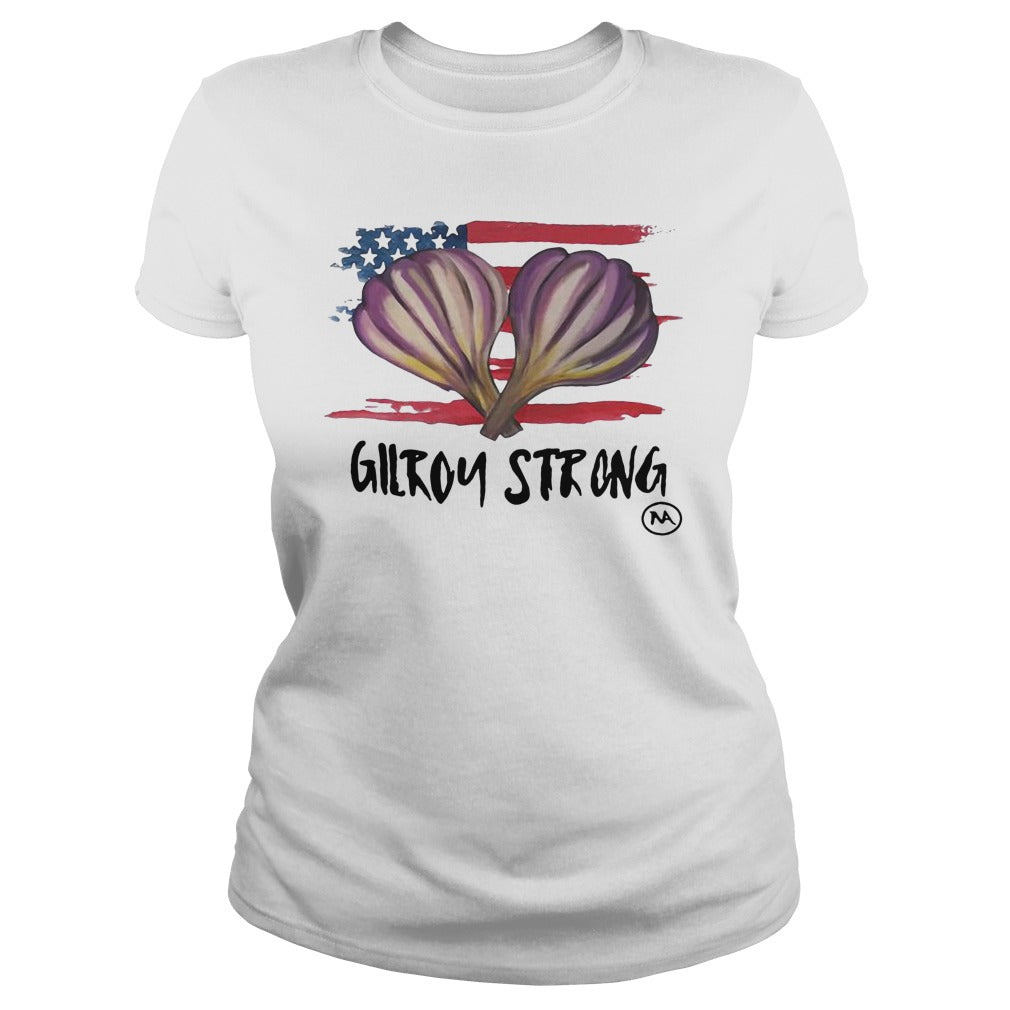 Gilroy Strong White - Adult & Kids T-Shirts, Sweatshirts & Hoodies apparel design preview 2