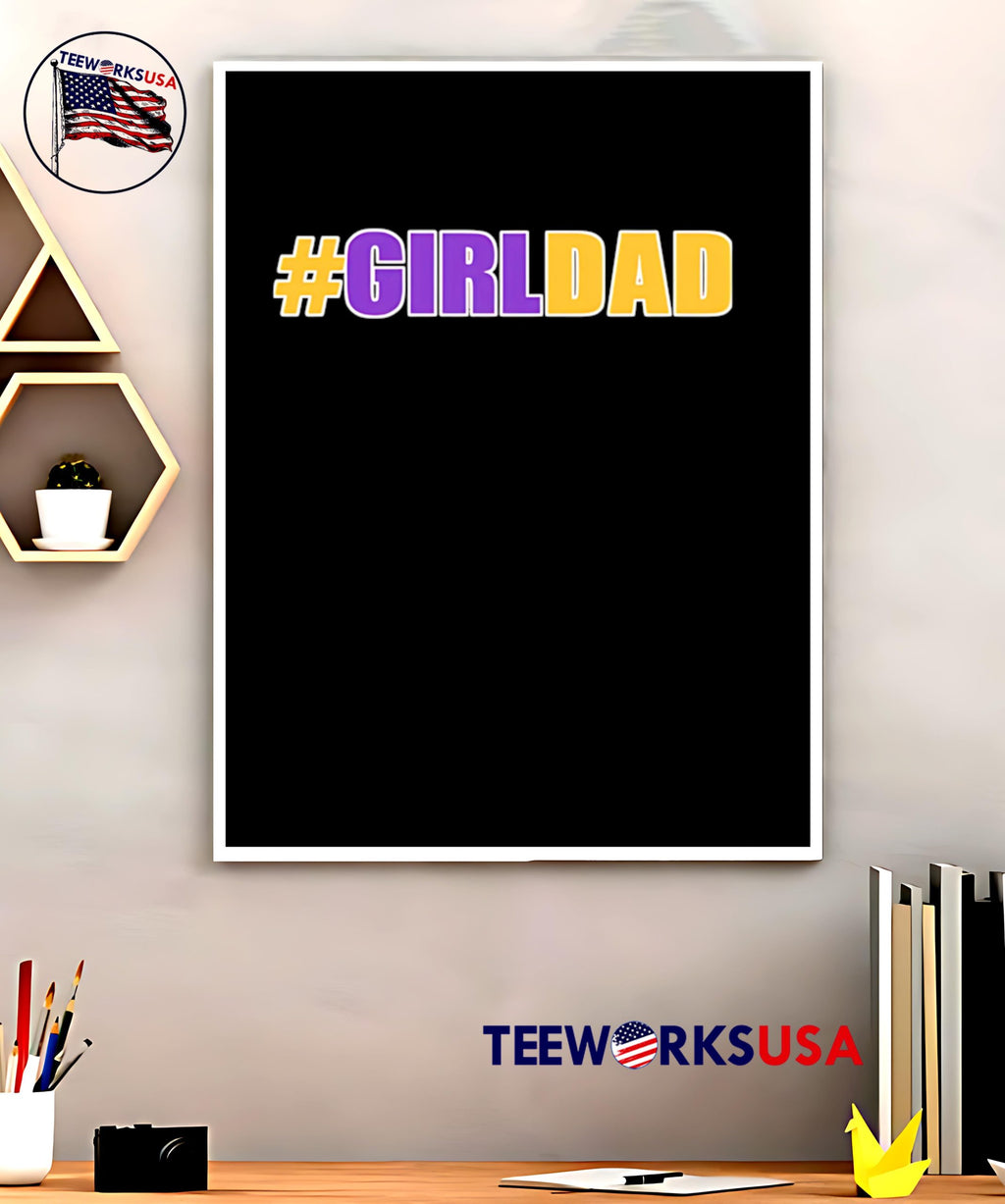 Girl Dad Tribute Memorial - Adult & Kids T-Shirts, Sweatshirts & Hoodies apparel design preview 5