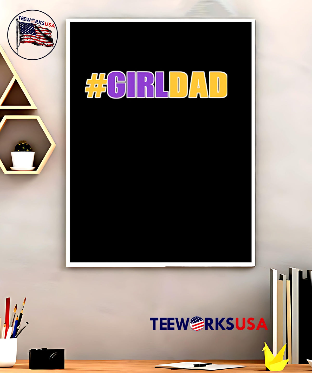 Girl Dad Tribute Memorial - Adult & Kids T-Shirts, Sweatshirts & Hoodies apparel design preview 5