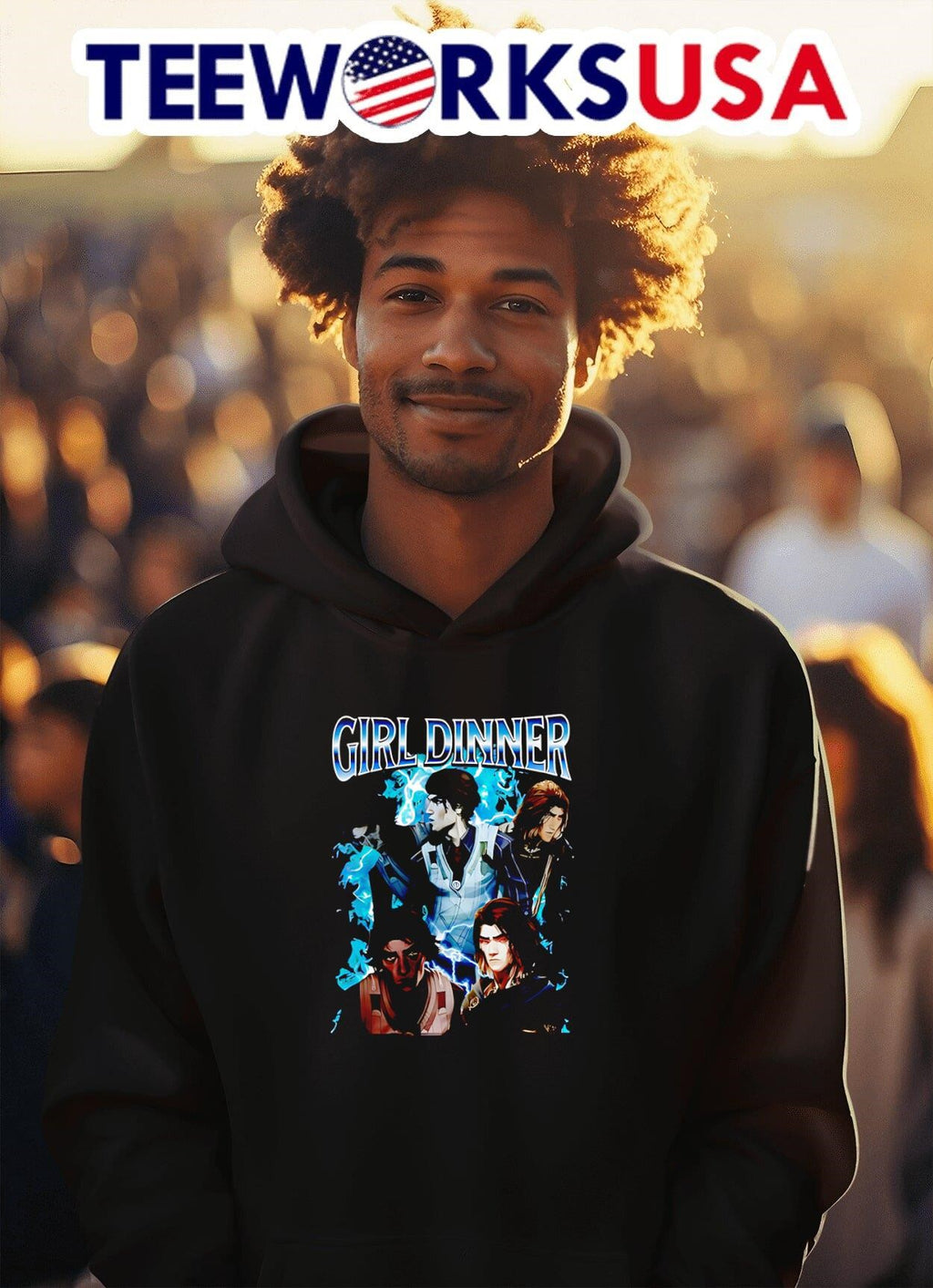 Girl Dinner Viktor Arcane - Adult & Kids T-Shirts, Sweatshirts & Hoodies apparel design preview 2