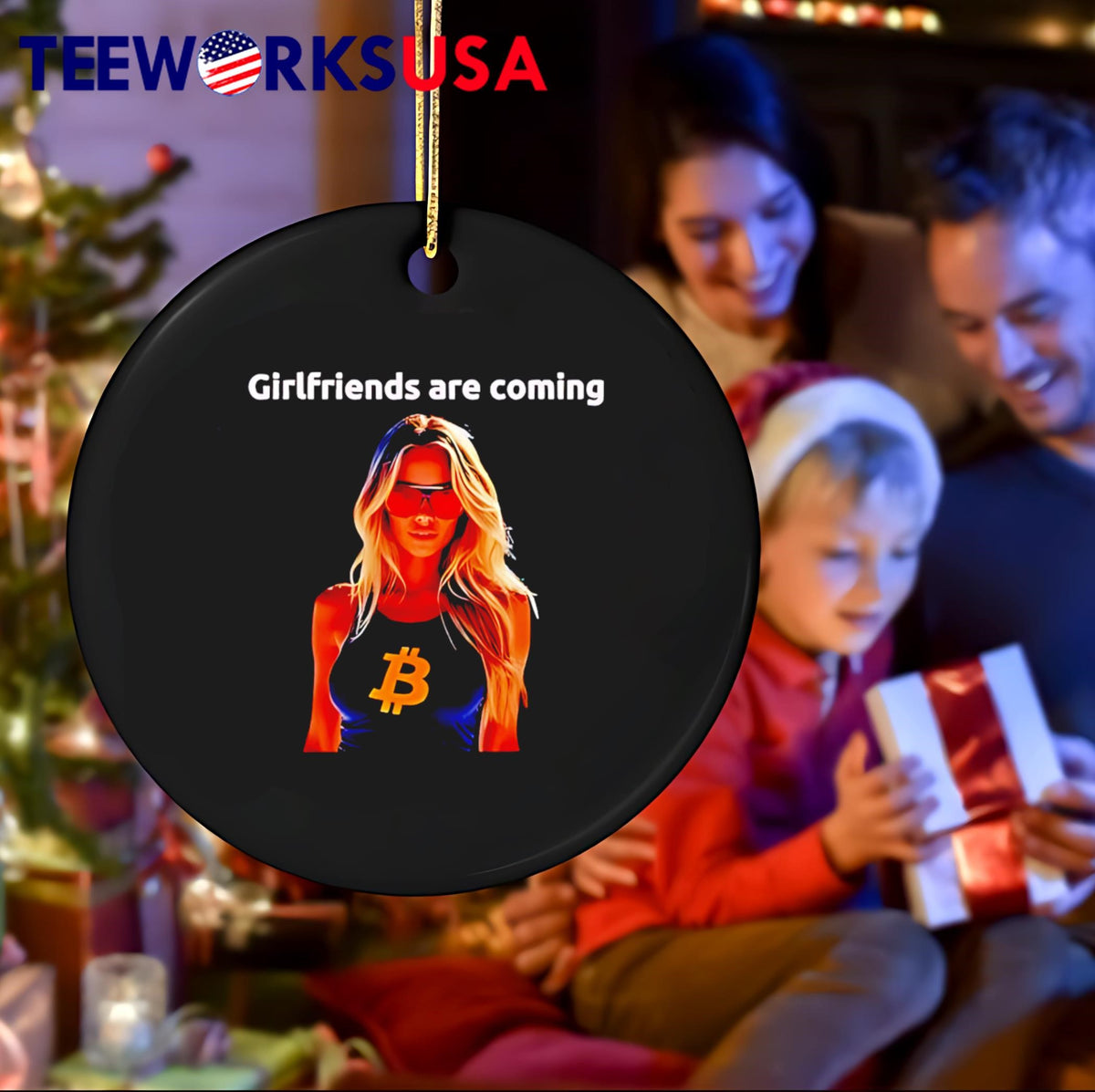 Girlfriends Are Coming Bitcoin - Adult & Kids T-Shirts, Sweatshirts & Hoodies apparel design preview 4