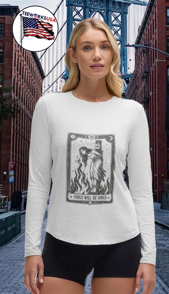 Girls Will Be Witch With Sigarete - Adult & Kids T-Shirts, Sweatshirts & Hoodies apparel design preview 4