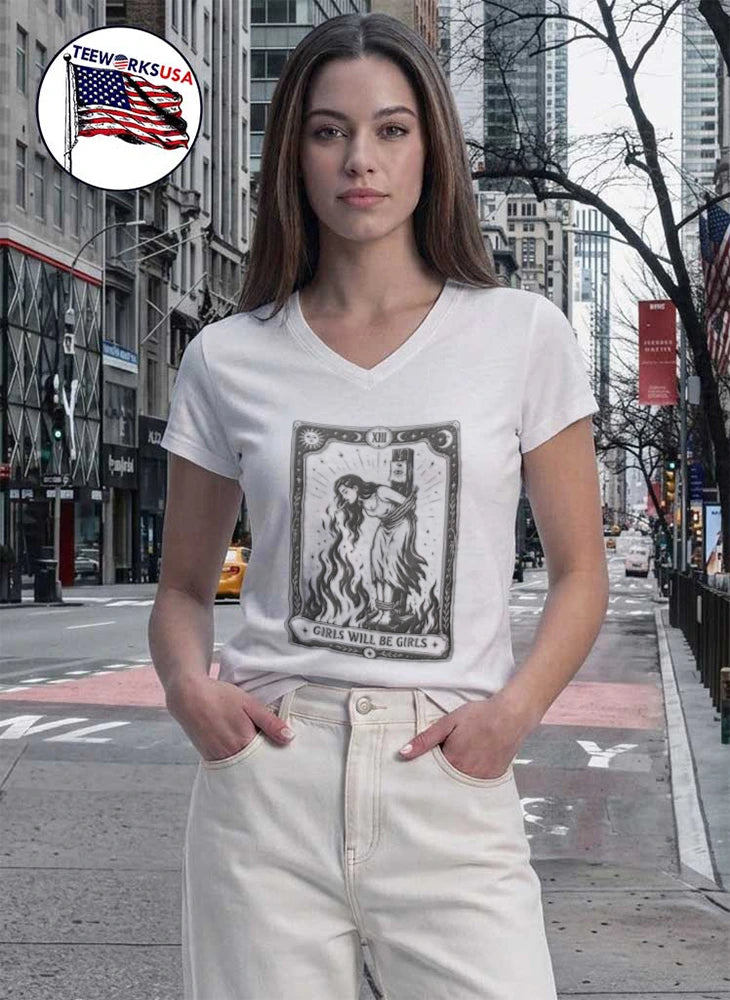 Girls Will Be Witch With Sigarete - Adult & Kids T-Shirts, Sweatshirts & Hoodies apparel design preview 7
