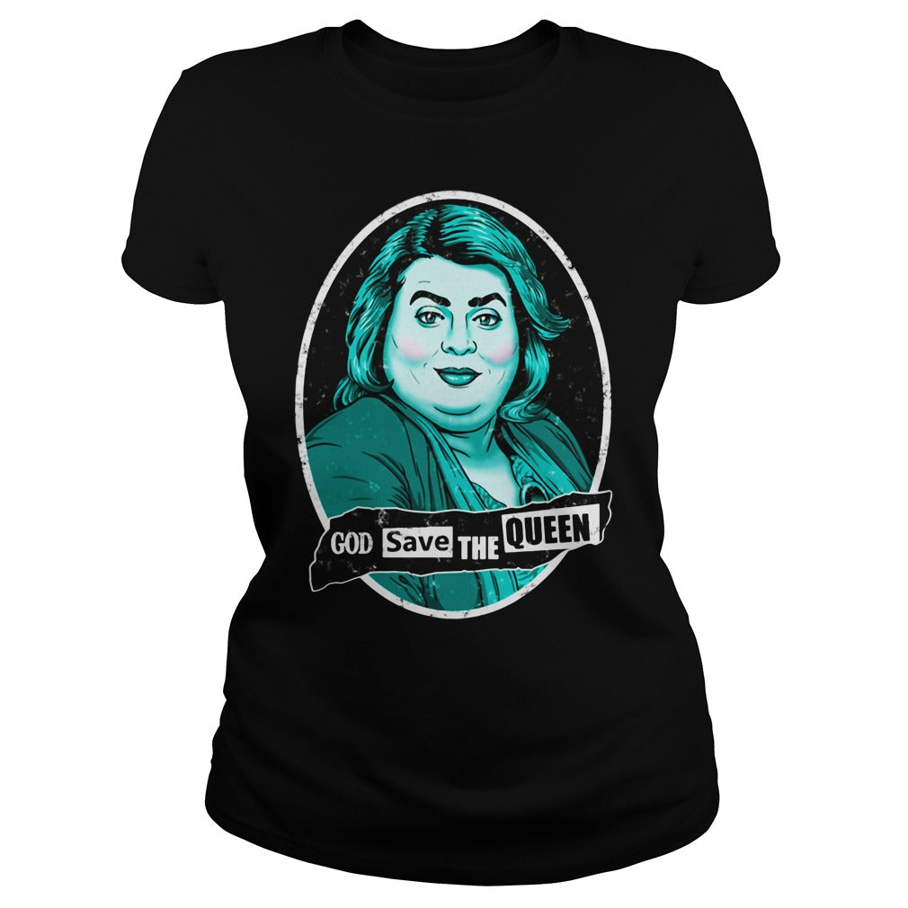 God Save The Queen Paquita - Adult & Kids T-Shirts, Sweatshirts & Hoodies apparel design preview 2