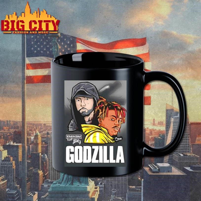 Godzilla Music to Be Murdered By album poster - Adult & Kids T-Shirts, Sweatshirts & Hoodies apparel design preview 3