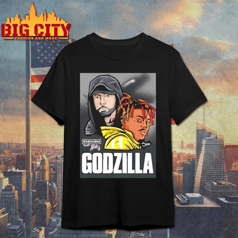 Godzilla Music to Be Murdered By album poster - Adult & Kids T-Shirts, Sweatshirts & Hoodies apparel design preview 1