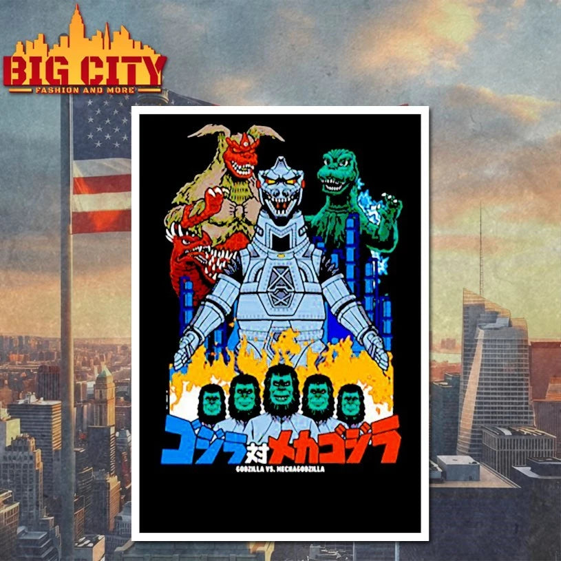 Godzilla Vs Mechagodzilla New 2025 - Adult & Kids T-Shirts, Sweatshirts & Hoodies apparel design preview 4