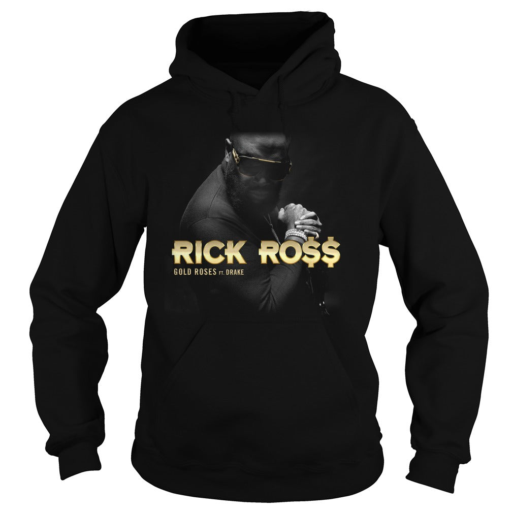 Gold Roses Rick Ross - Adult & Kids T-Shirts, Sweatshirts & Hoodies apparel design preview 4