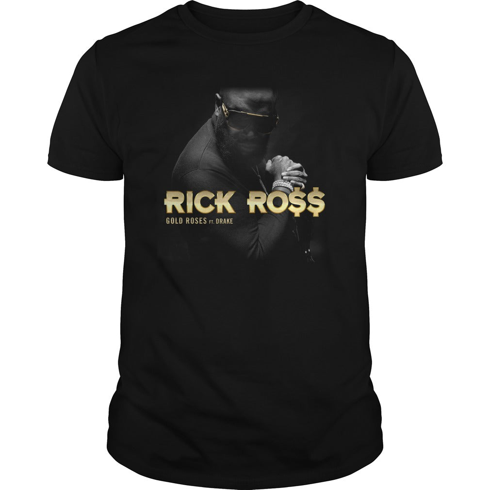 Gold Roses Rick Ross - Adult & Kids T-Shirts, Sweatshirts & Hoodies apparel design preview 1