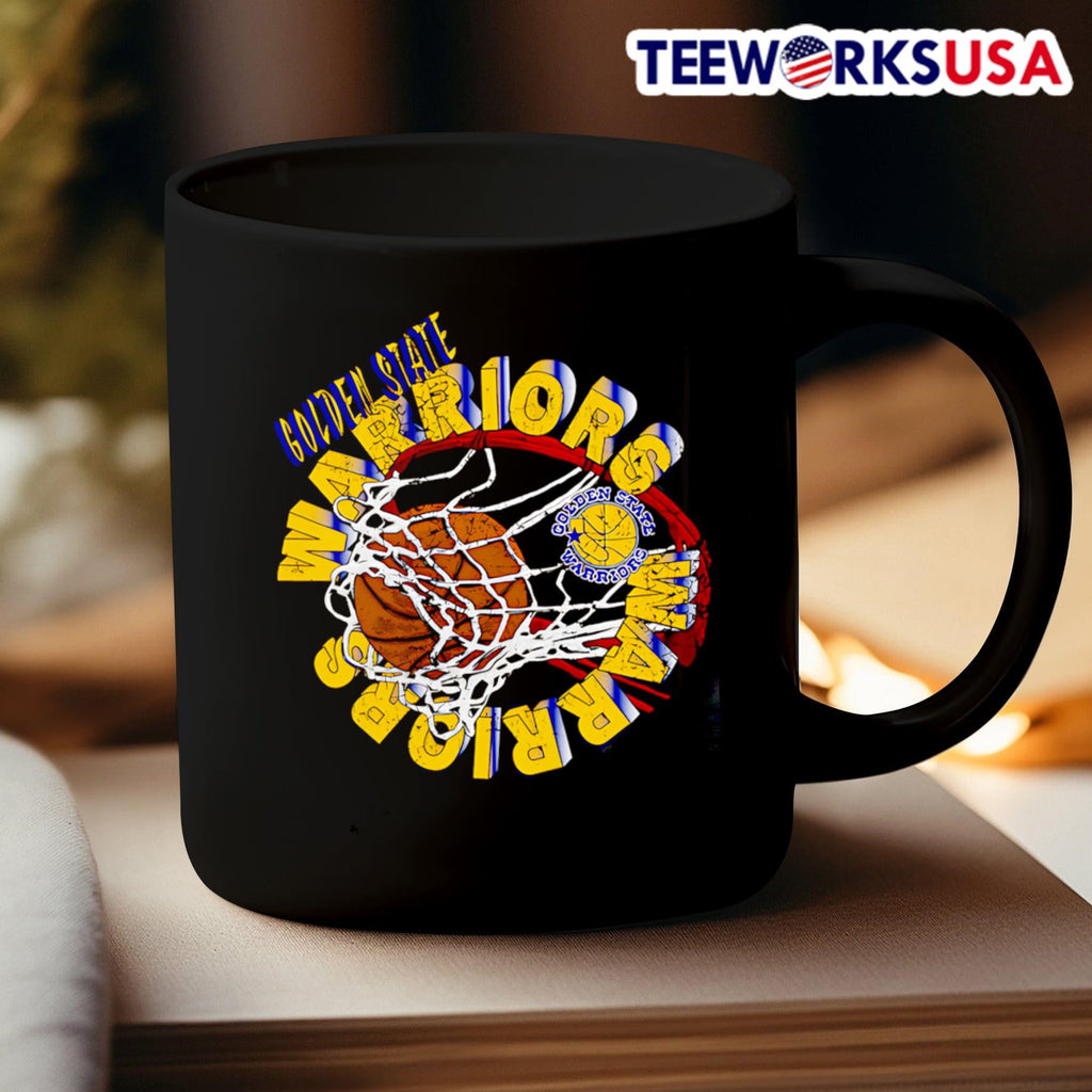 Golden State Warriors in the net - Adult & Kids T-Shirts, Sweatshirts & Hoodies apparel design preview 3