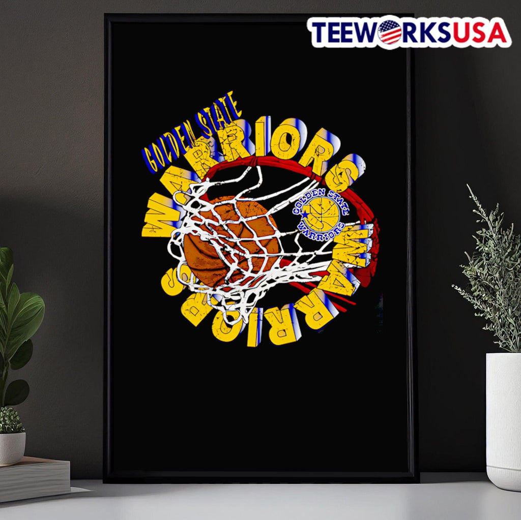 Golden State Warriors in the net - Adult & Kids T-Shirts, Sweatshirts & Hoodies apparel design preview 5