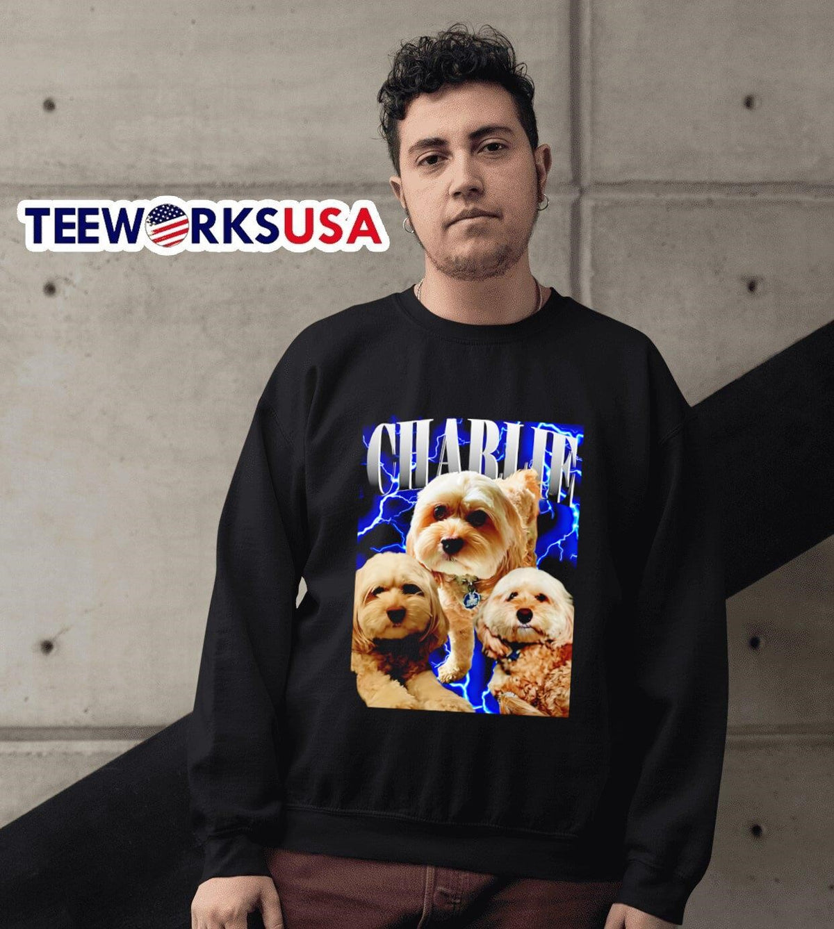 Good boy Charlie - Adult & Kids T-Shirts, Sweatshirts & Hoodies apparel design preview 6