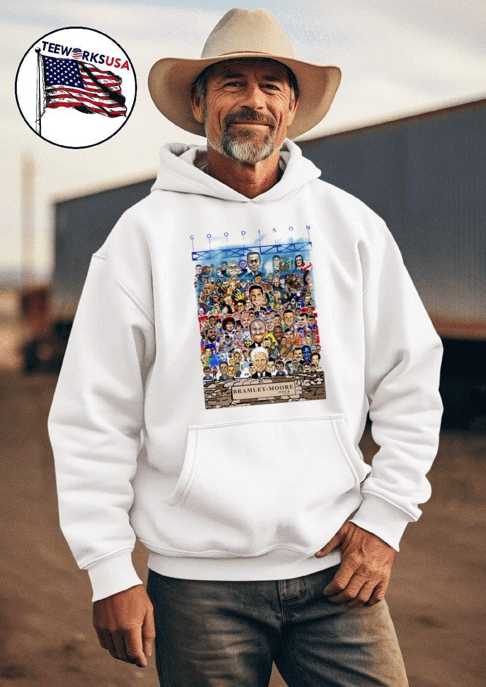 Goodison Bramley Moore Dock - Adult & Kids T-Shirts, Sweatshirts & Hoodies apparel design preview 2