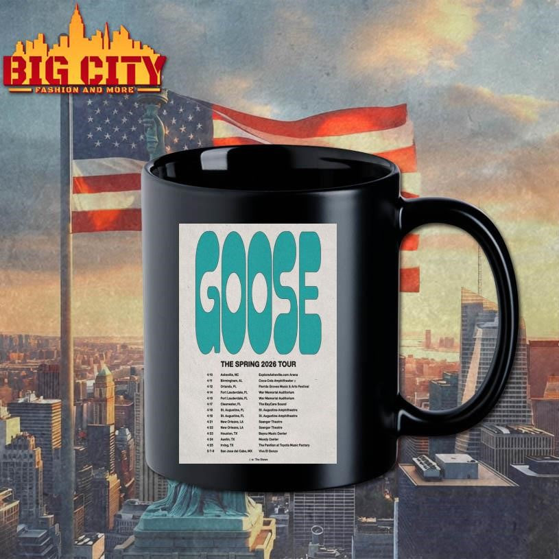 Goose The Spring Tour 2026 Poster - Adult & Kids T-Shirts, Sweatshirts & Hoodies apparel design preview 3