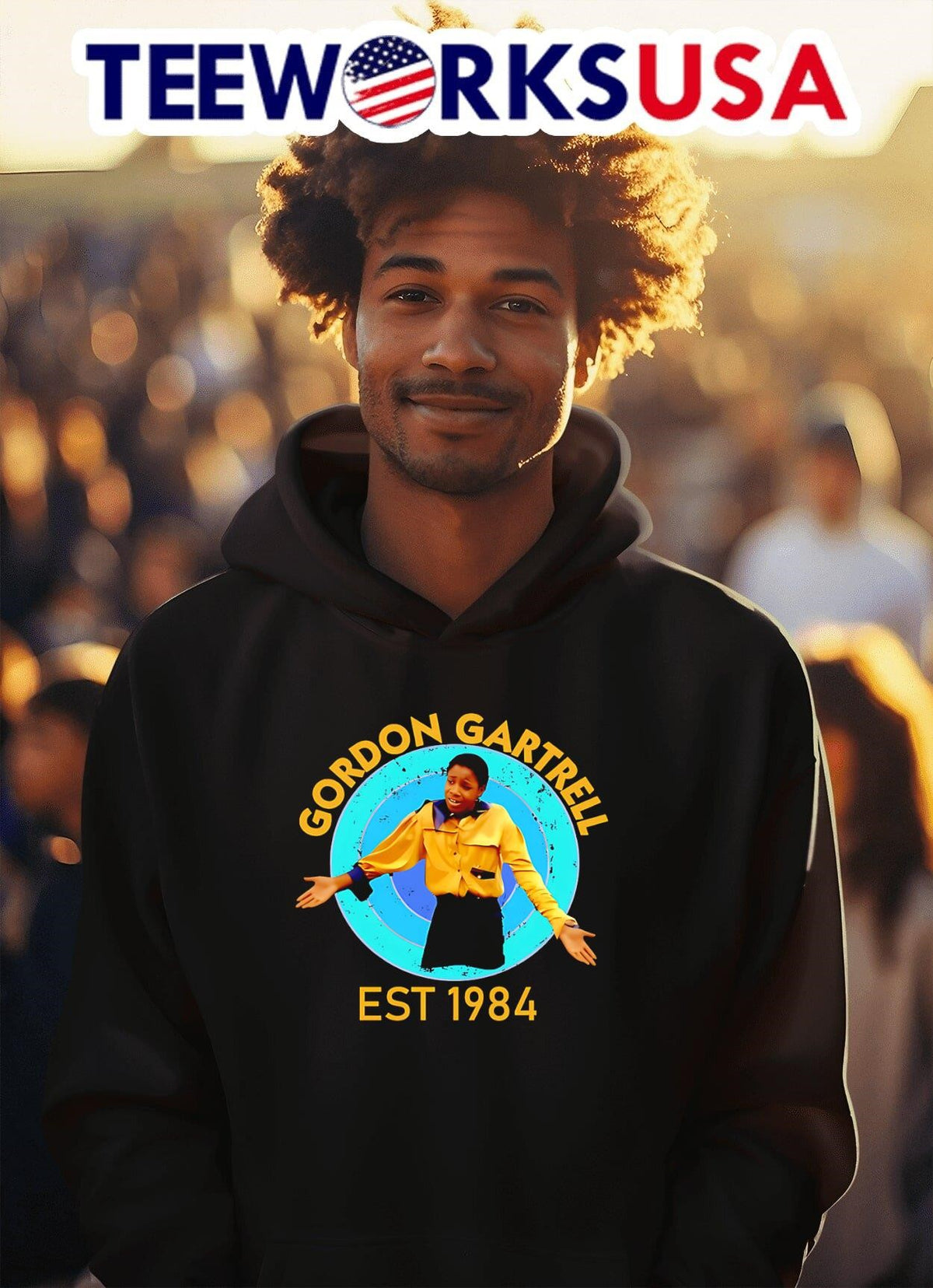 Gordon Gartrell est 1984 - Adult & Kids T-Shirts, Sweatshirts & Hoodies apparel design preview 2