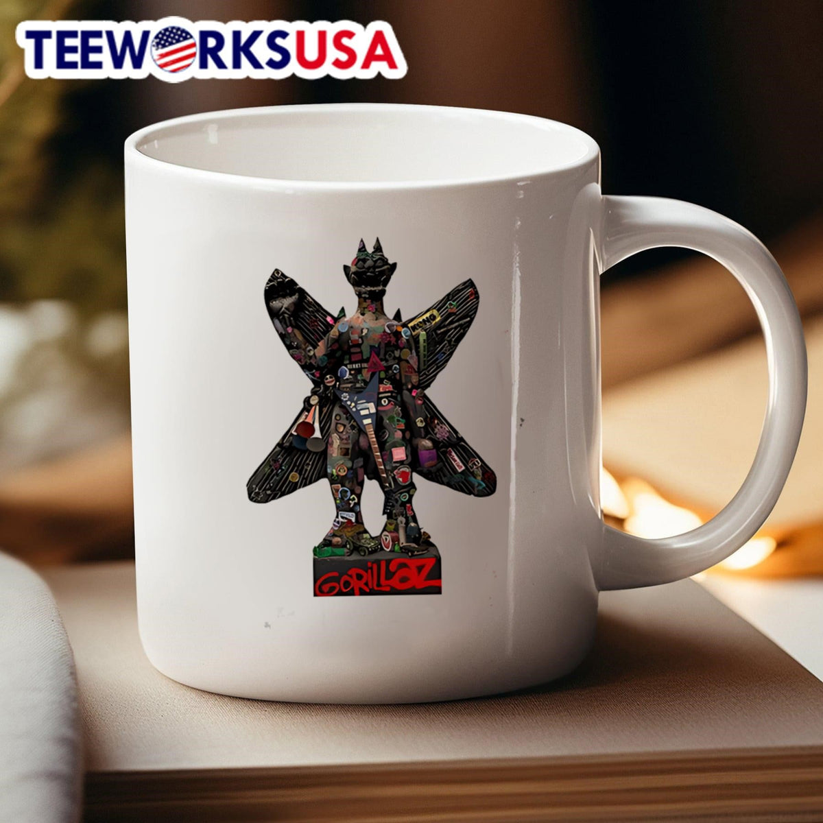 Gorillaz Pazuzu - Adult & Kids T-Shirts, Sweatshirts & Hoodies apparel design preview 4