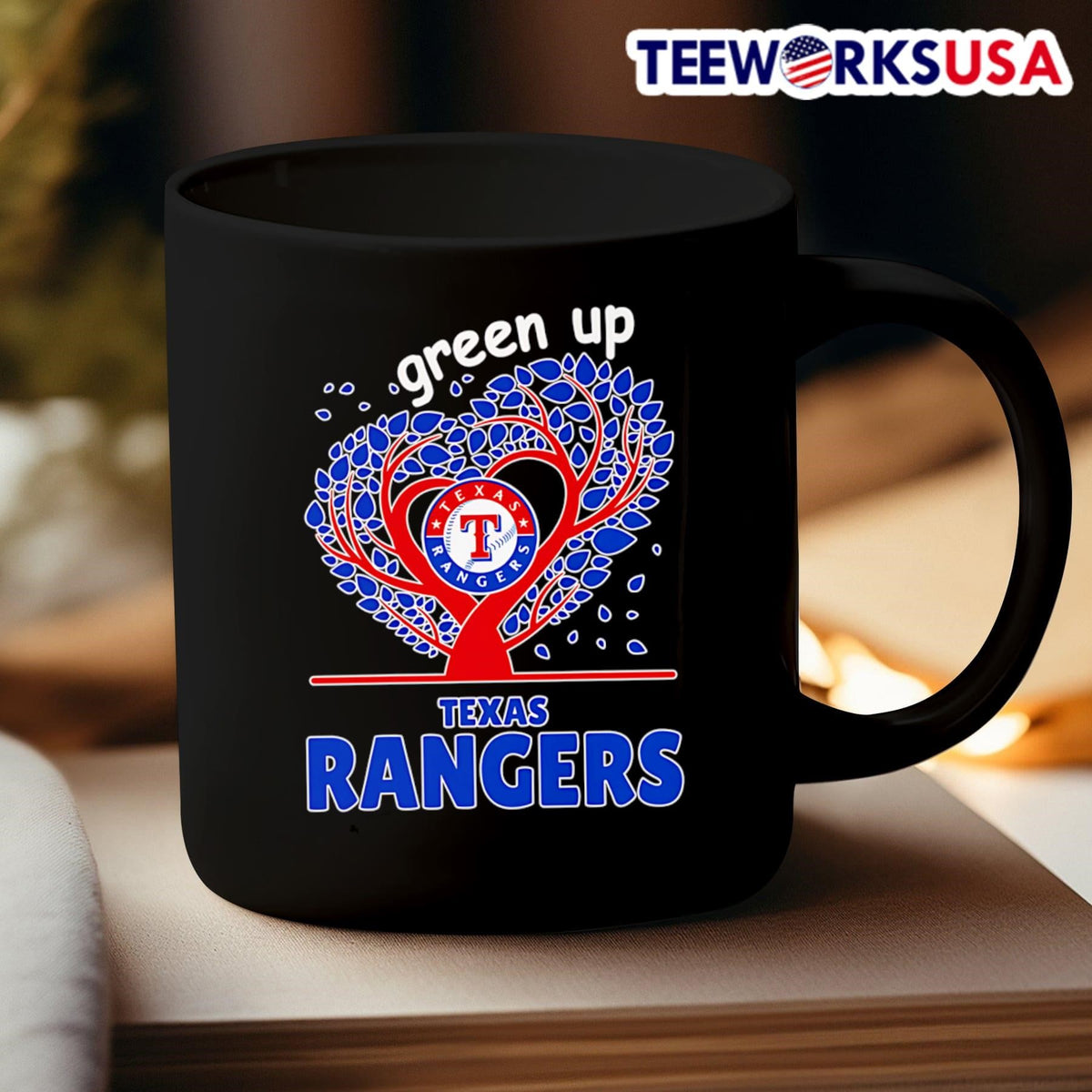 Green up Texas Rangers - Adult & Kids T-Shirts, Sweatshirts & Hoodies apparel design preview 3