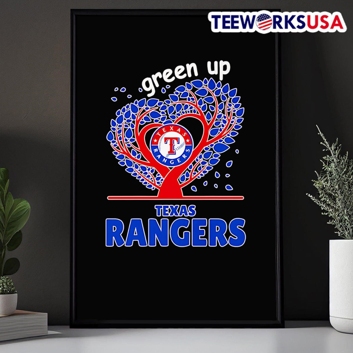 Green up Texas Rangers - Adult & Kids T-Shirts, Sweatshirts & Hoodies apparel design preview 5