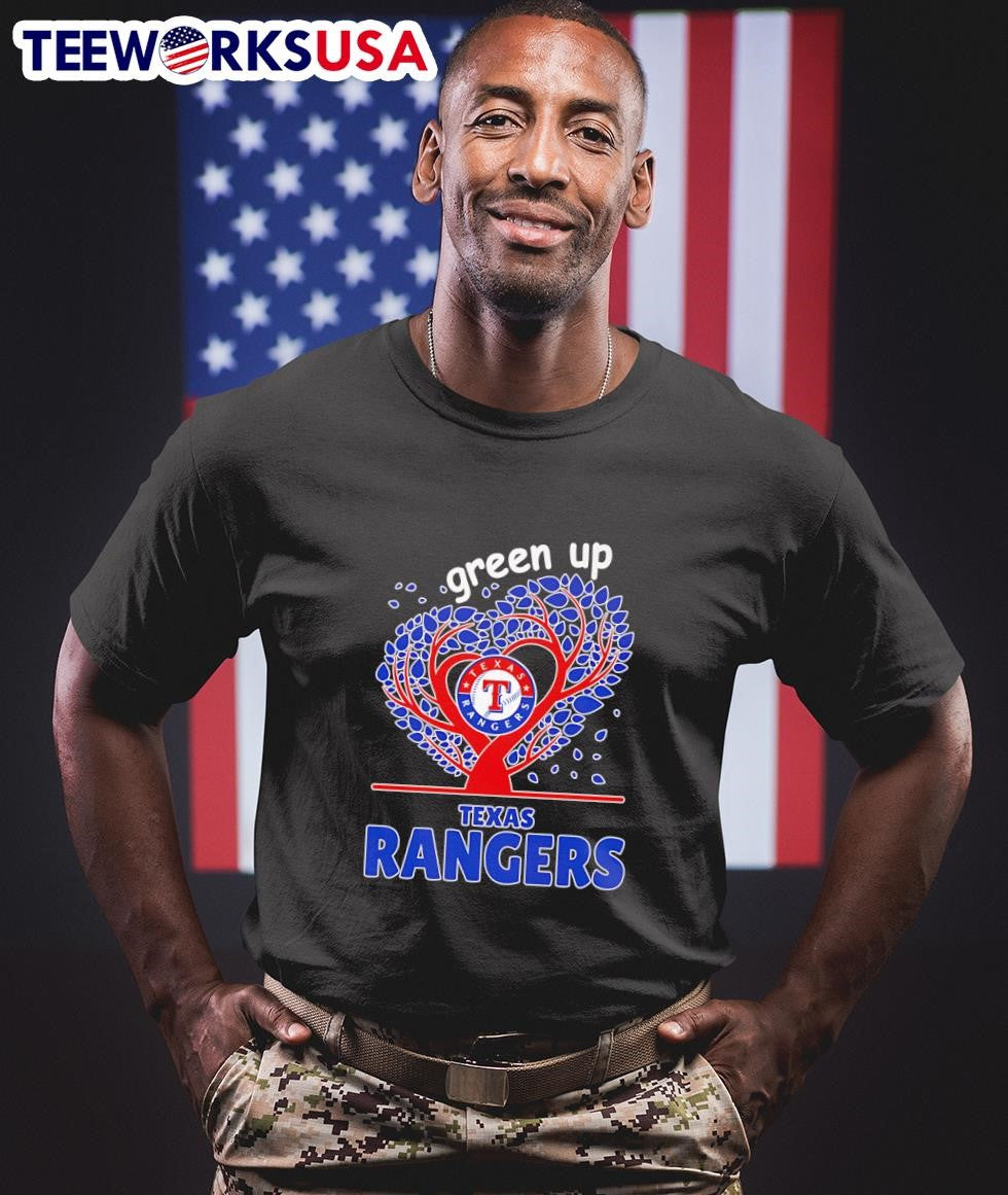 Green up Texas Rangers - Adult & Kids T-Shirts, Sweatshirts & Hoodies apparel design preview 1