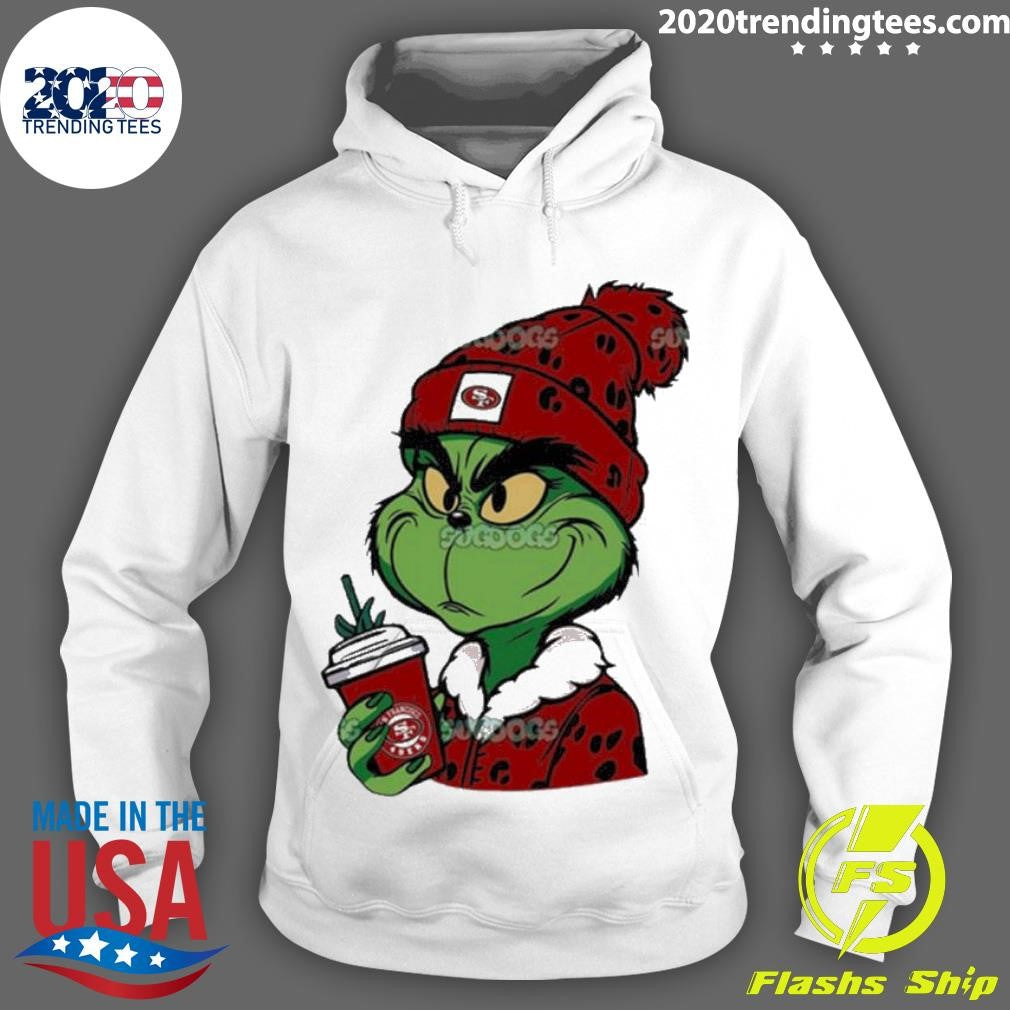 Grinch Boujee San Francisco 49ers - Adult & Kids T-Shirts, Sweatshirts & Hoodies apparel design preview 2