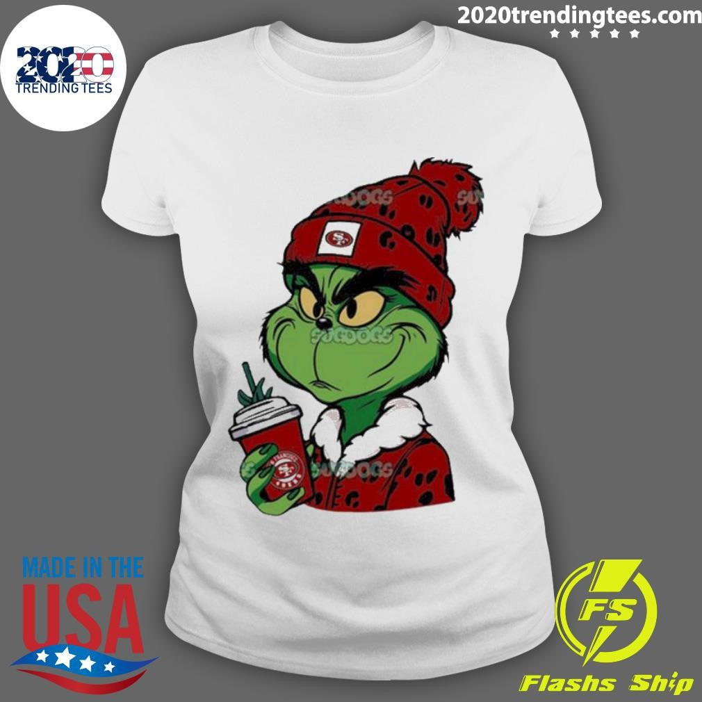Grinch Boujee San Francisco 49ers - Adult & Kids T-Shirts, Sweatshirts & Hoodies apparel design preview 3
