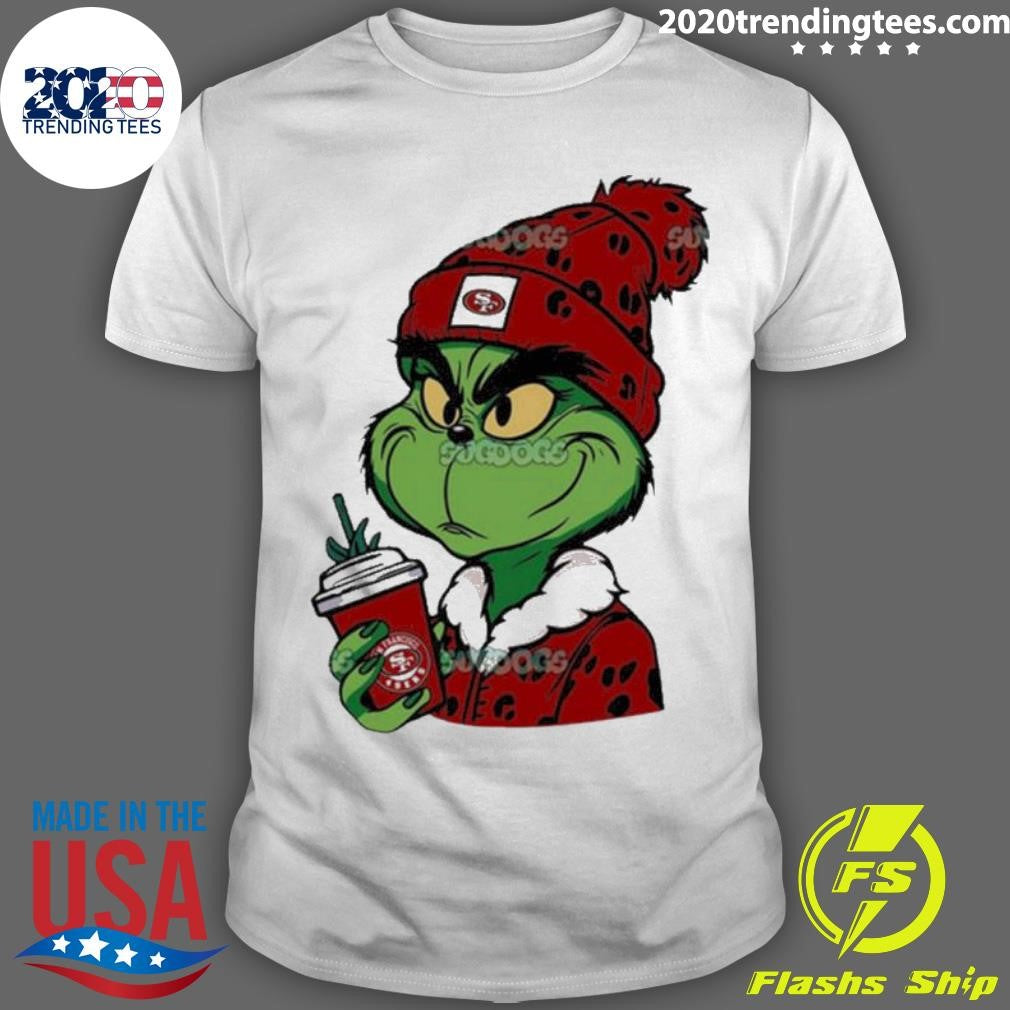Grinch Boujee San Francisco 49ers - Adult & Kids T-Shirts, Sweatshirts & Hoodies apparel design preview 1