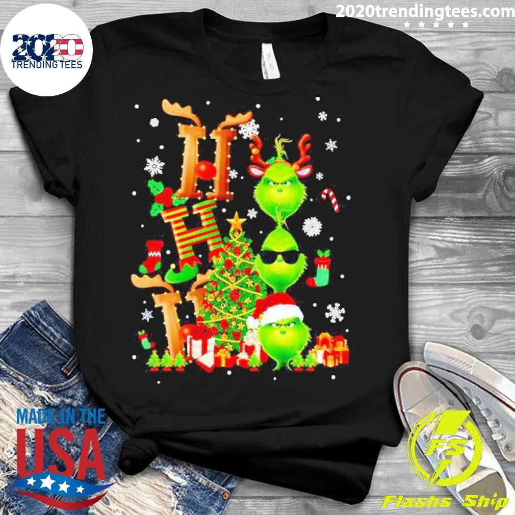 Grinch Ho Christmas - Adult & Kids T-Shirts, Sweatshirts & Hoodies apparel design preview 3