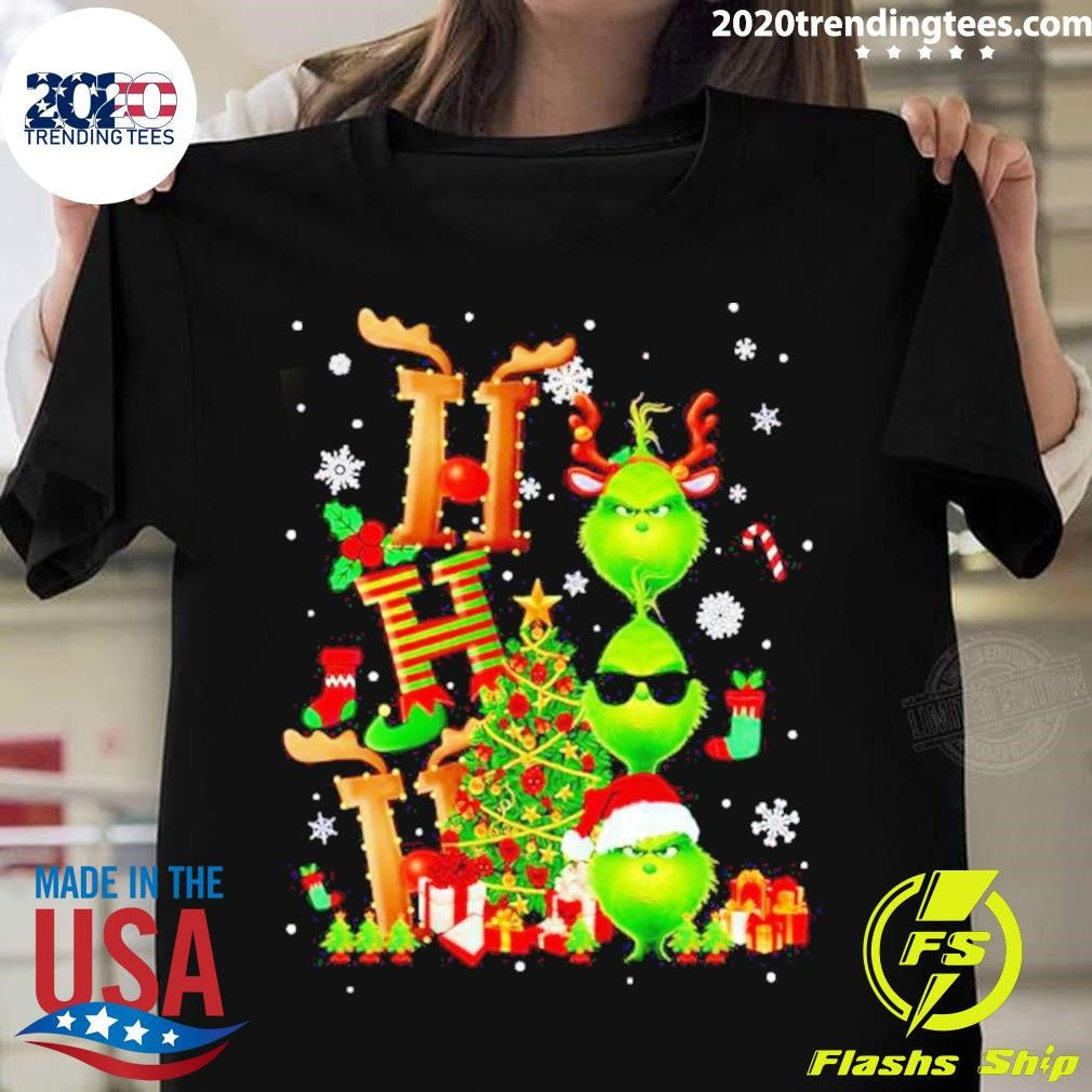 Grinch Ho Christmas - Adult & Kids T-Shirts, Sweatshirts & Hoodies apparel design preview 1