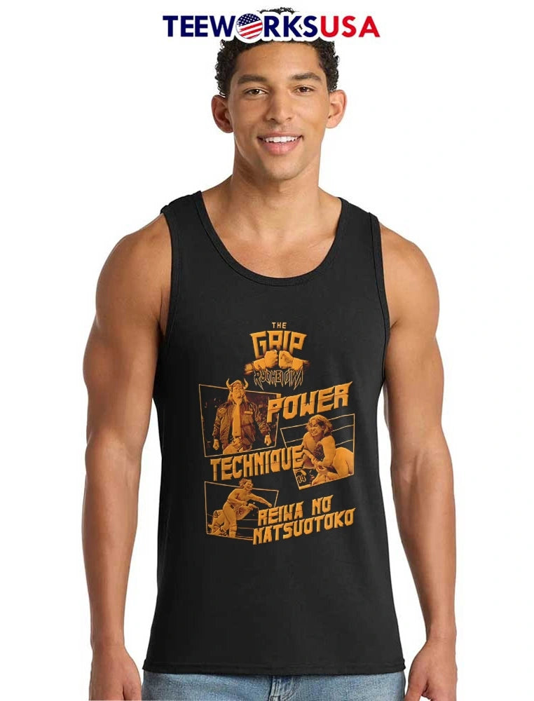 Grip Power Technique Reiwa No Natsuotoko Wrestler - Adult & Kids T-Shirts, Sweatshirts & Hoodies apparel design preview 6