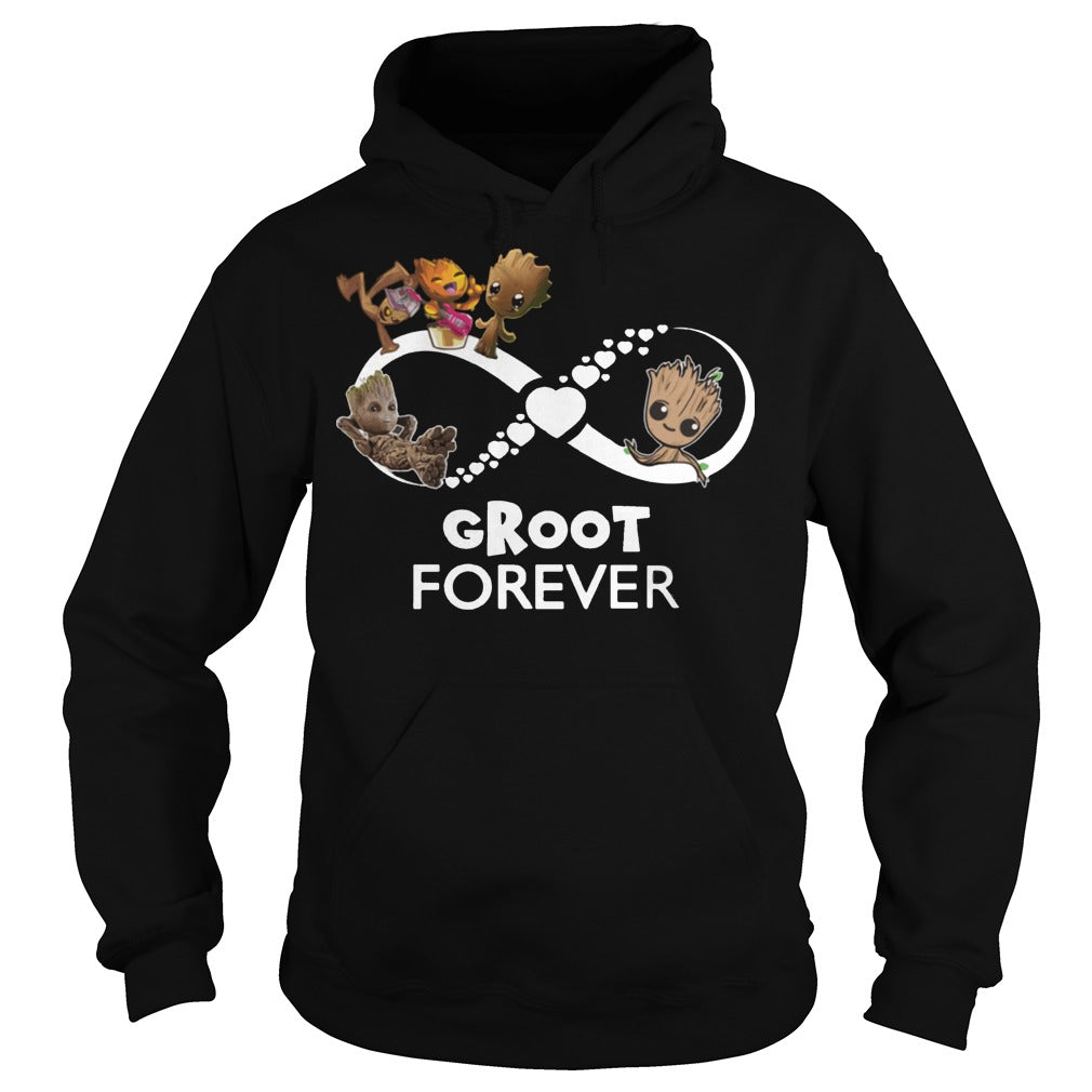 Groot Forever Black - Adult & Kids T-Shirts, Sweatshirts & Hoodies apparel design preview 4