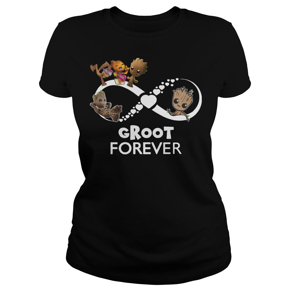 Groot Forever Black - Adult & Kids T-Shirts, Sweatshirts & Hoodies apparel design preview 2