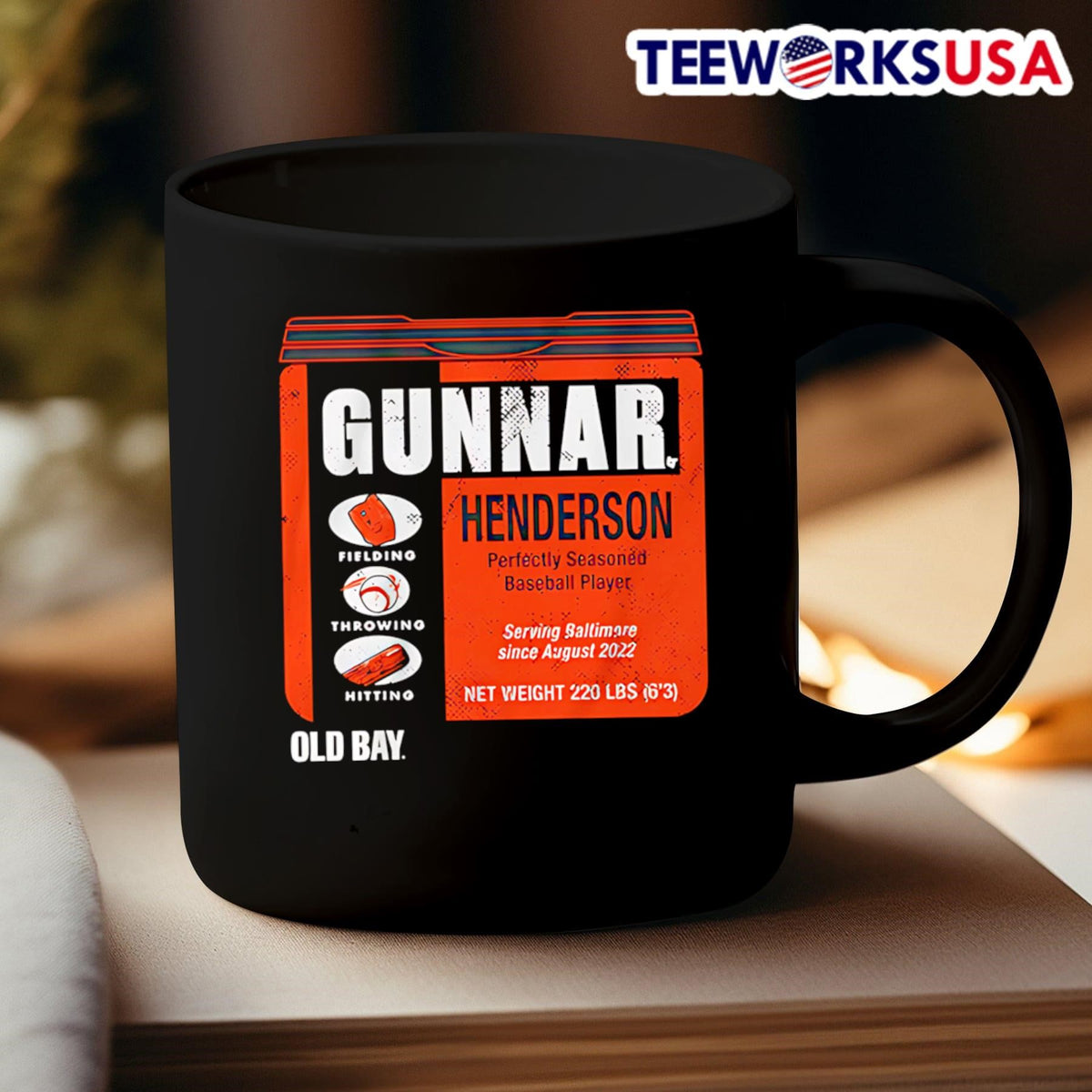 Gunnar Henderson Old Bay Can - Adult & Kids T-Shirts, Sweatshirts & Hoodies apparel design preview 3