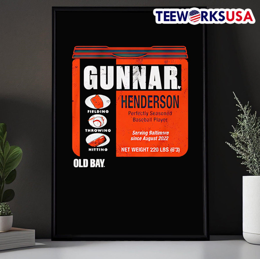 Gunnar Henderson Old Bay Can - Adult & Kids T-Shirts, Sweatshirts & Hoodies apparel design preview 5