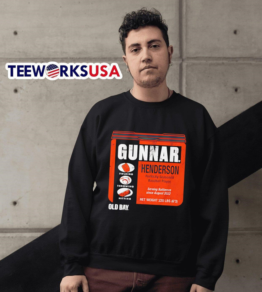 Gunnar Henderson Old Bay Can - Adult & Kids T-Shirts, Sweatshirts & Hoodies apparel design preview 6