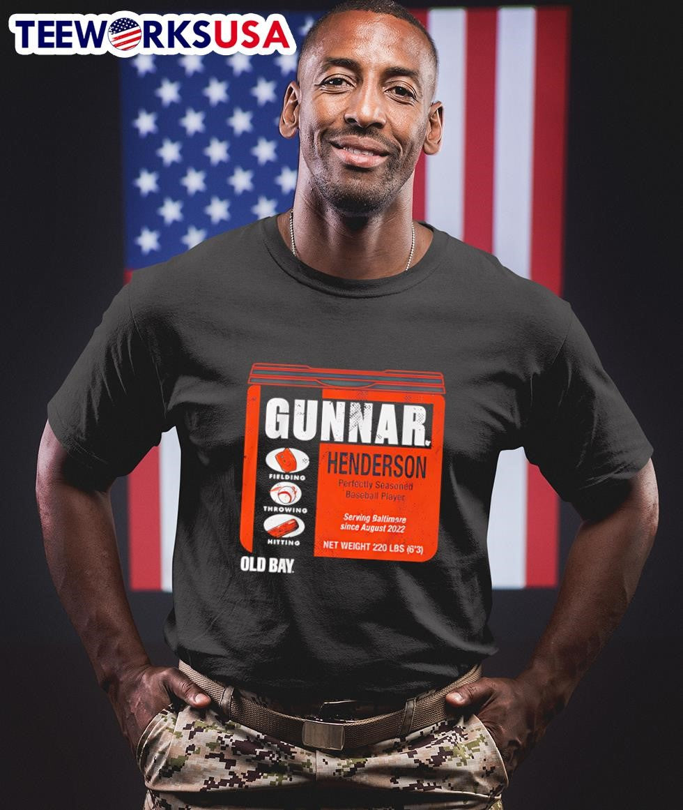 Gunnar Henderson Old Bay Can - Adult & Kids T-Shirts, Sweatshirts & Hoodies apparel design preview 1