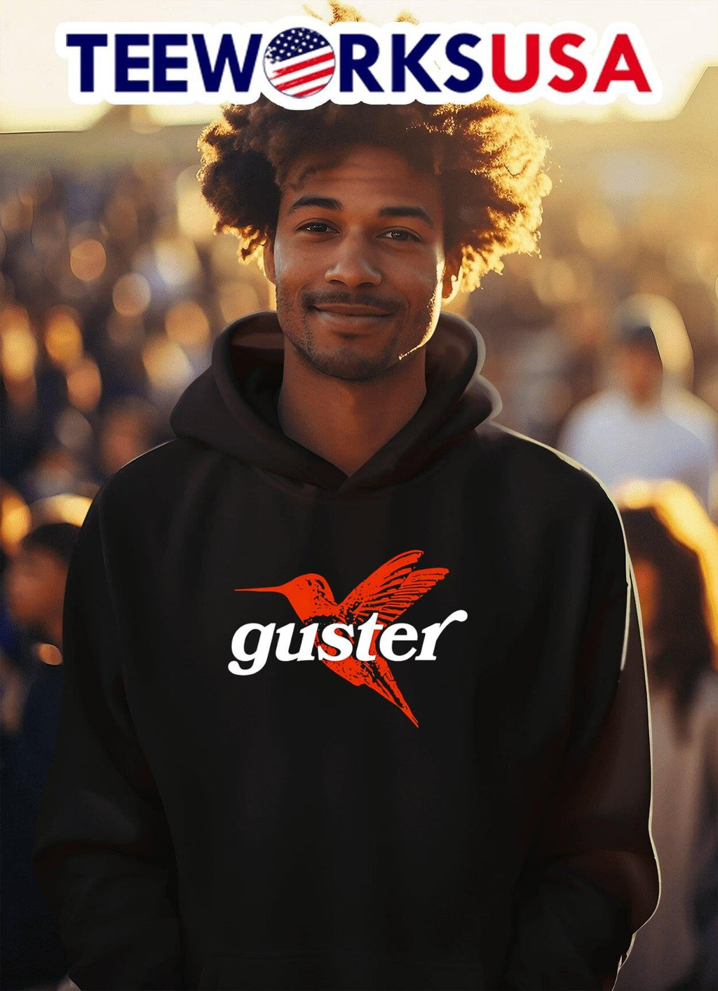 Guster Hummingbird - Adult & Kids T-Shirts, Sweatshirts & Hoodies apparel design preview 2