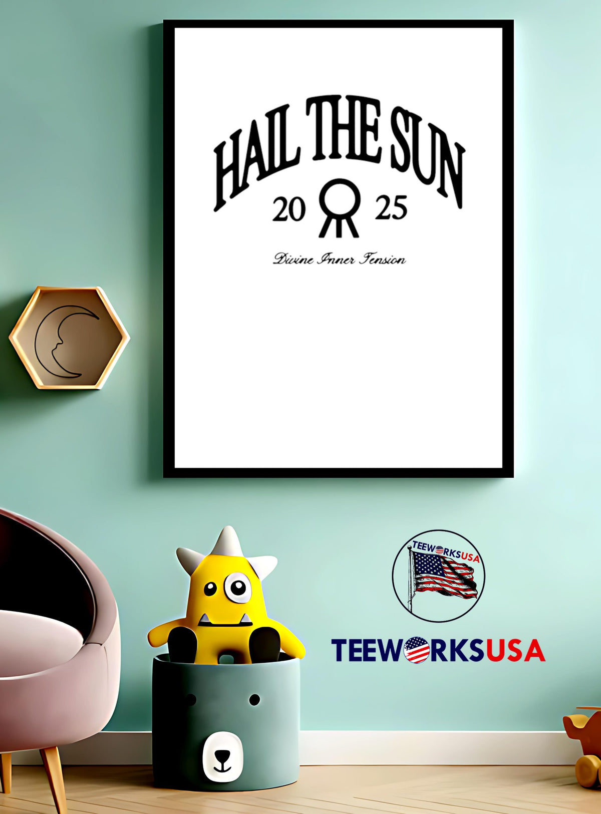 Hail The Sun 2025 Divine Inner Tension - Adult & Kids T-Shirts, Sweatshirts & Hoodies apparel design preview 3