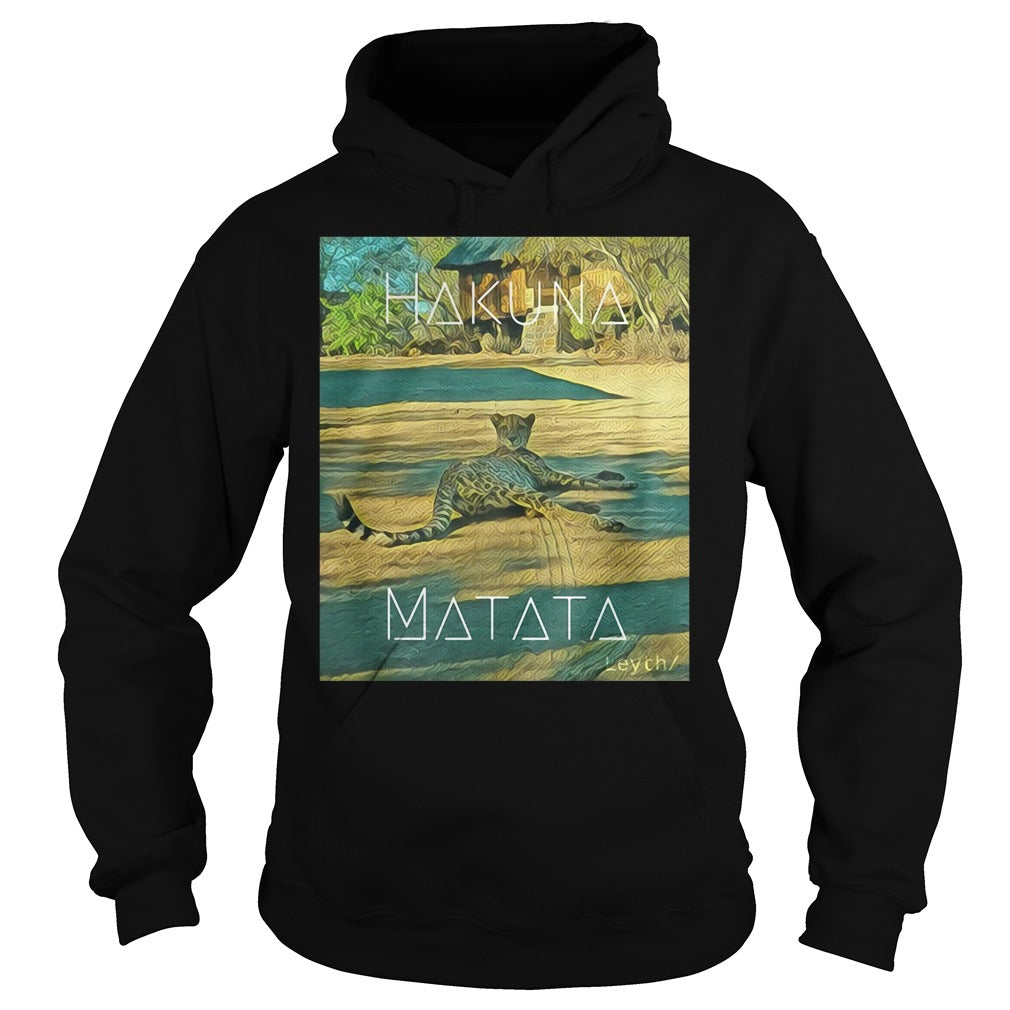 Hakuna Matata Leopard - Adult & Kids T-Shirts, Sweatshirts & Hoodies apparel design preview 4
