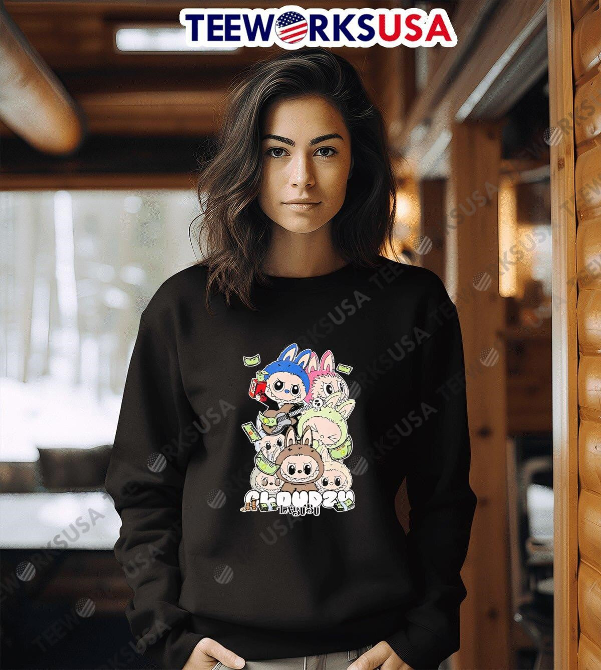 Halloween Cloudzy Labubu Lover Labu In - Adult & Kids T-Shirts, Sweatshirts & Hoodies apparel design preview 3