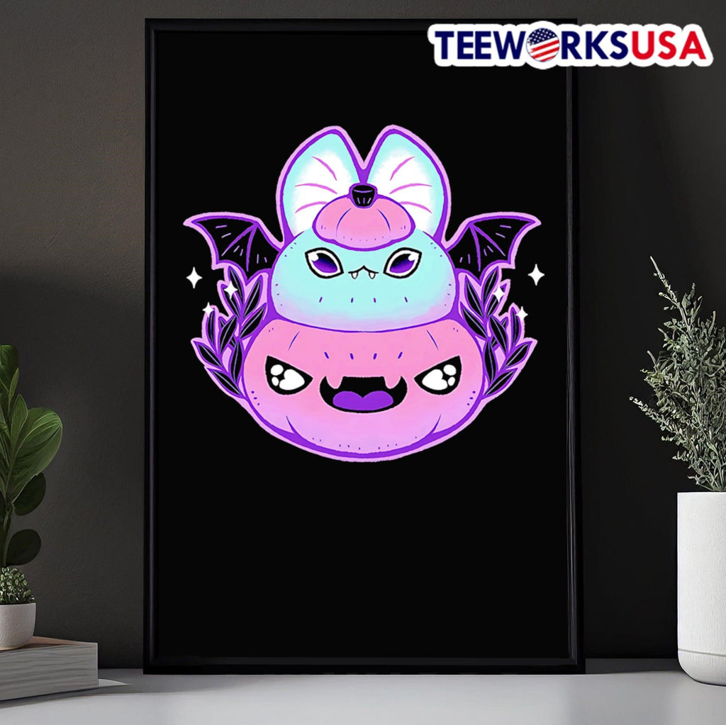 Halloween Pastel Goth Bat - Adult & Kids T-Shirts, Sweatshirts & Hoodies apparel design preview 5