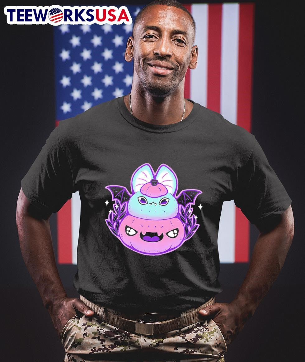 Halloween Pastel Goth Bat - Adult & Kids T-Shirts, Sweatshirts & Hoodies apparel design preview 1