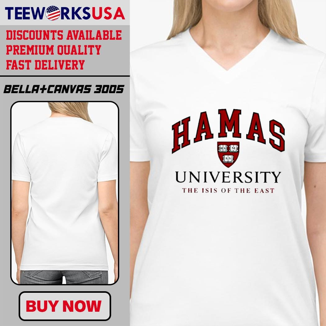 Hamas University The Isis Of East logo - Adult & Kids T-Shirts, Sweatshirts & Hoodies apparel design preview 4