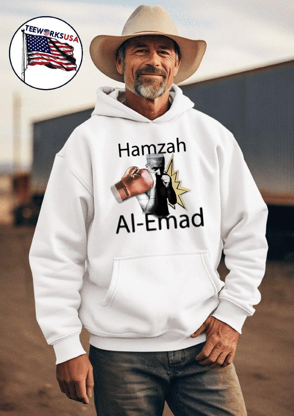 Hamzah Al-Emad boxing - Adult & Kids T-Shirts, Sweatshirts & Hoodies apparel design preview 2
