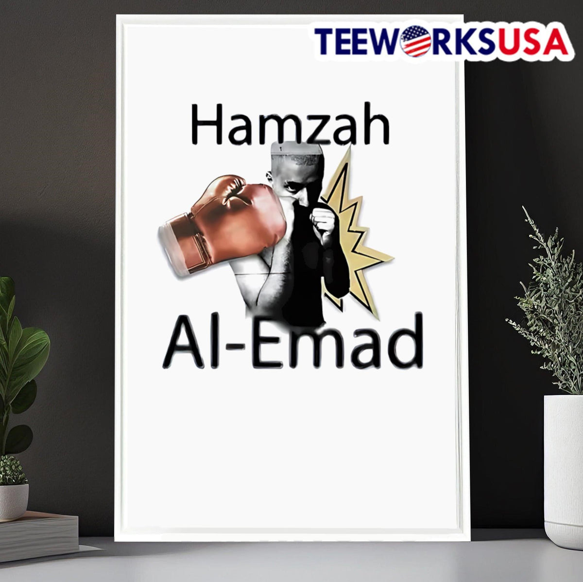 Hamzah Al-Emad boxing - Adult & Kids T-Shirts, Sweatshirts & Hoodies apparel design preview 6