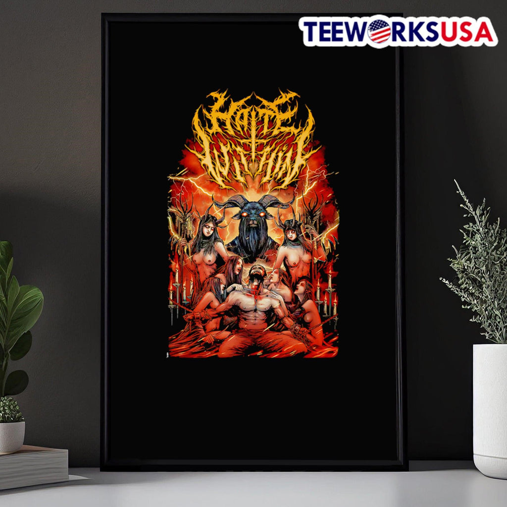 Hate Within Tomb of the Tormentor - Adult & Kids T-Shirts, Sweatshirts & Hoodies apparel design preview 5