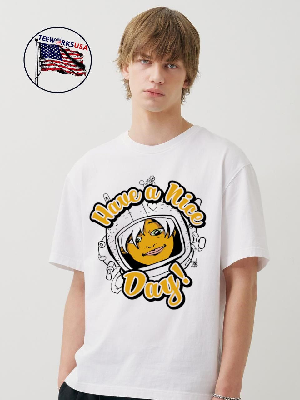 Have a Nice Day art comic - Adult & Kids T-Shirts, Sweatshirts & Hoodies apparel design preview 1